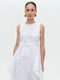 Poplin dress T747 | White