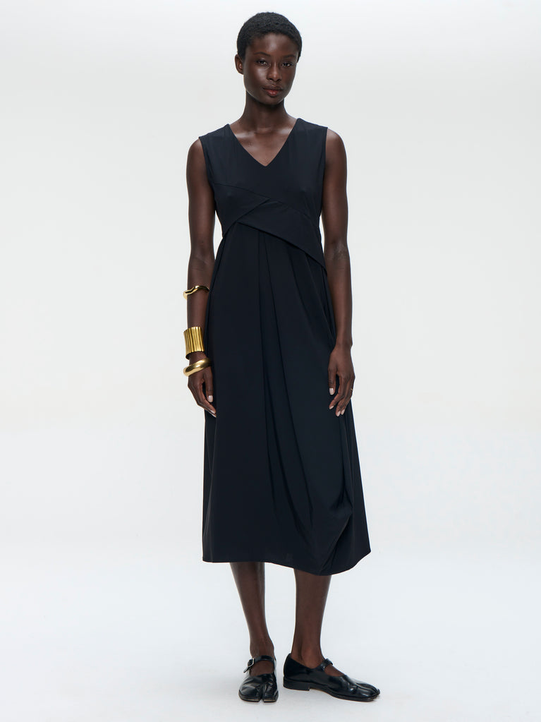 Almi dress technical jersey | Black