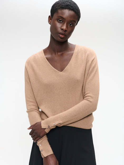Pullover Cashmere blend 2479 | Camel
