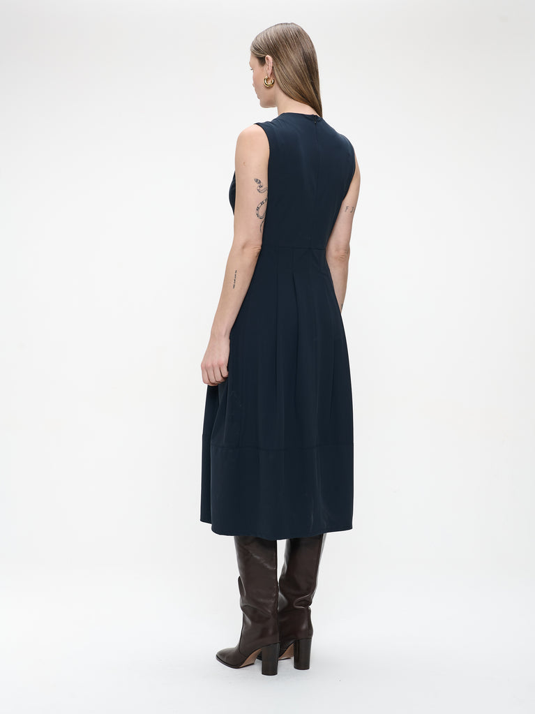 Heide dress technical jersey | Blue