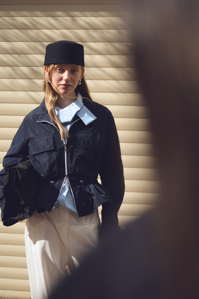 Manola taffeta jacket Manola taffeta jacket | Blue
