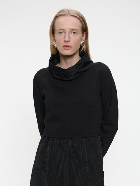 Dress mix cotton taffeta 176l | Black