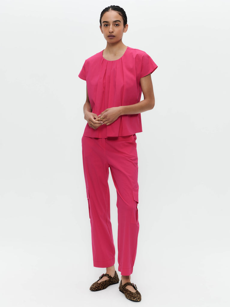 Papavero cotton top | Fuxia