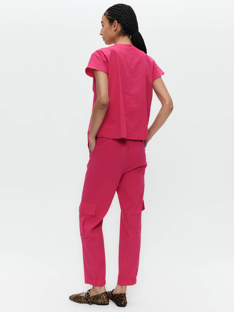 Papavero cotton top | Fuxia