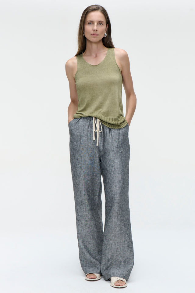 Valentino cotton dyed top Valentino cotton dyed top | Green