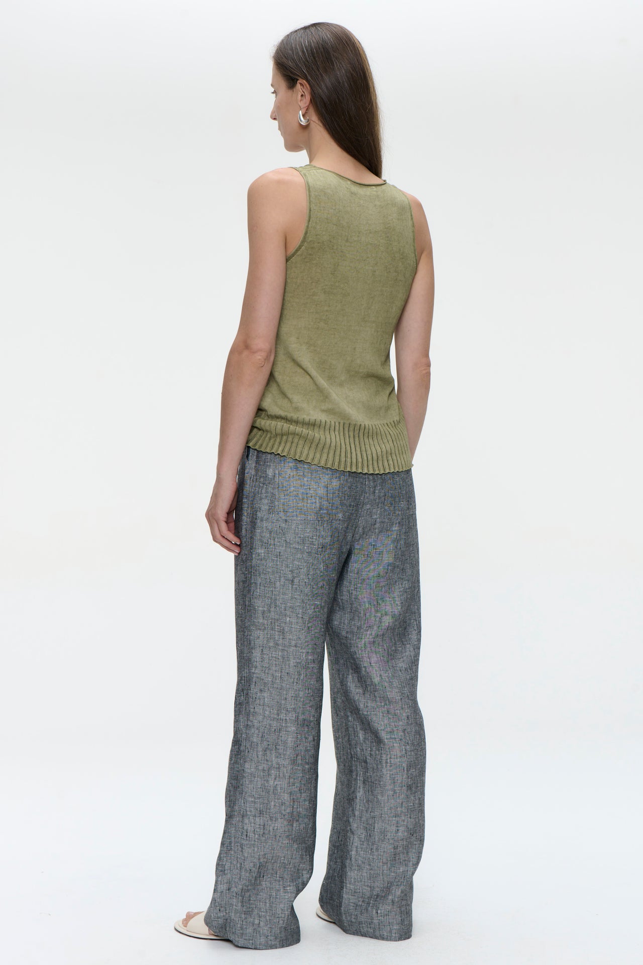 Valentino cotton dyed top Valentino cotton dyed top | Green
