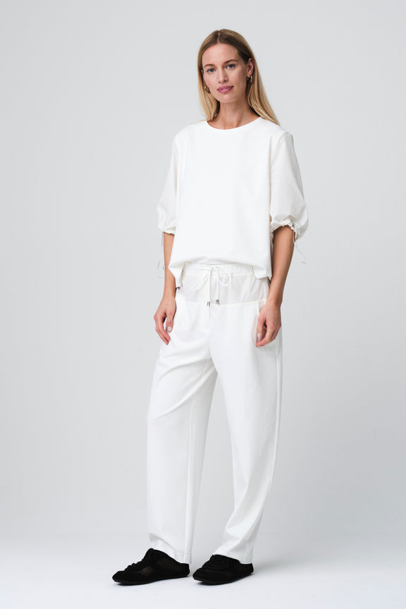 Jordi pants soft Punto Milano jersay | Off White