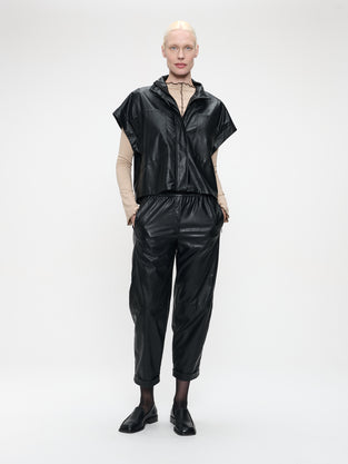 Daphne eco leather pants | Black