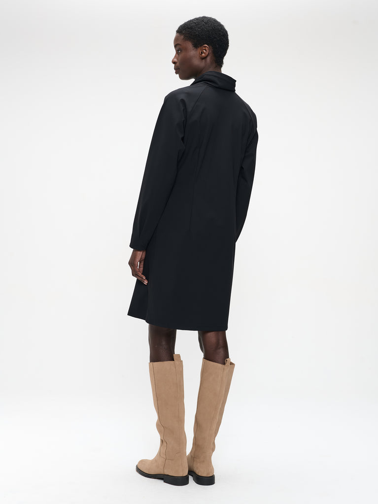 Maren dress technical jersey | Black
