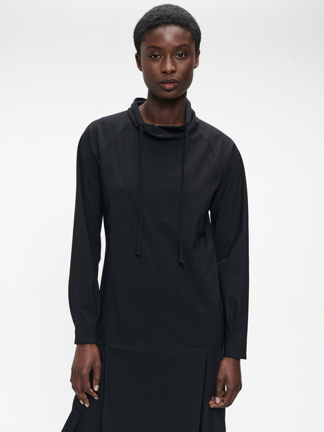 Maren dress technical jersey | Black