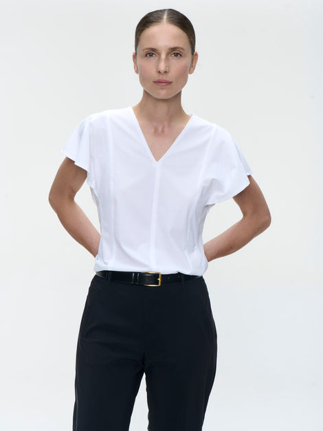 Eilis top technical jersey | White