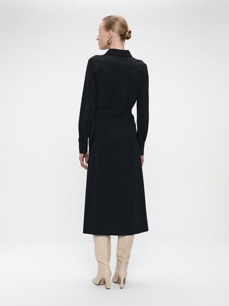 Devita Dress Technical Jersey | Black