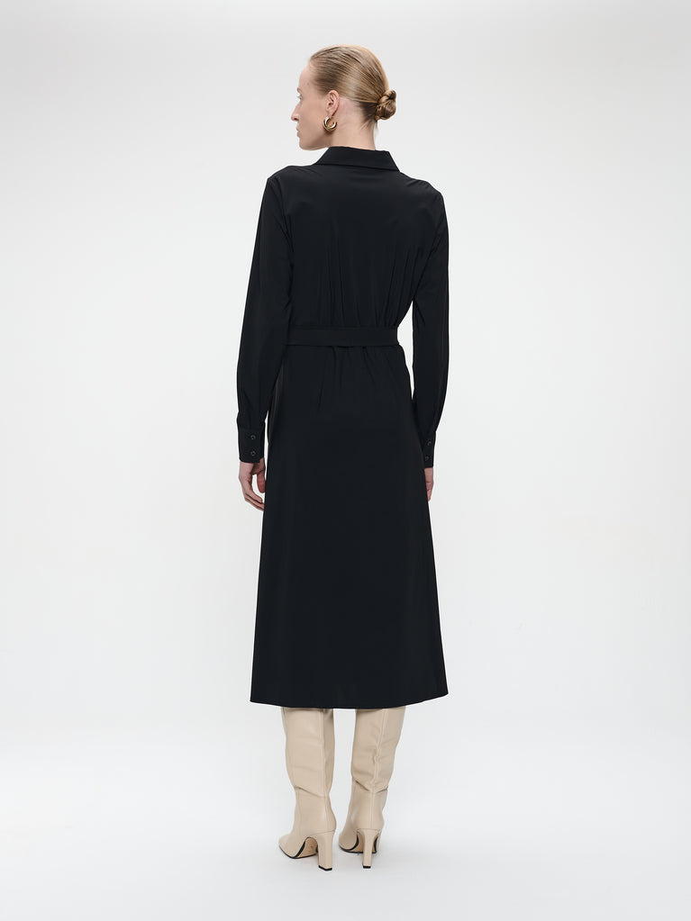 Devita Dress Technical Jersey | Black