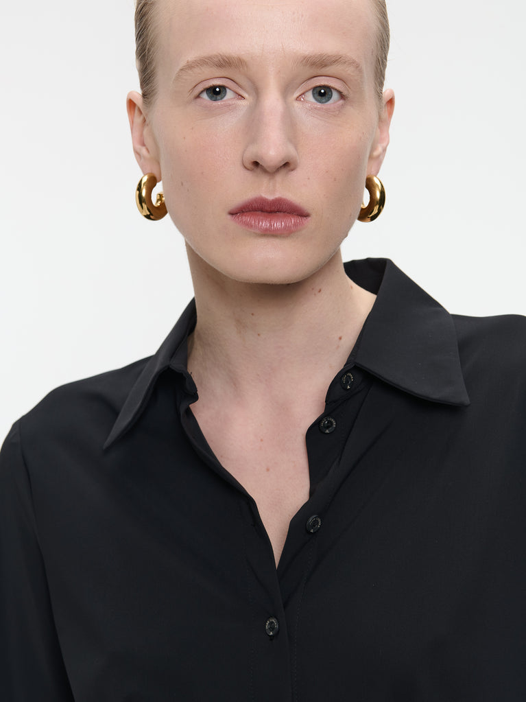 Devita Dress Technical Jersey | Black