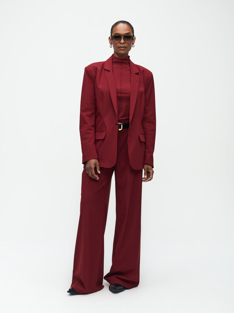 Marga Pants Technical Jersey | Amaranto