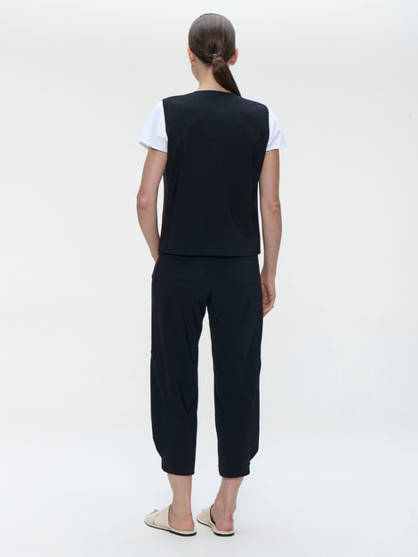 Villa vest technical jersey | Black