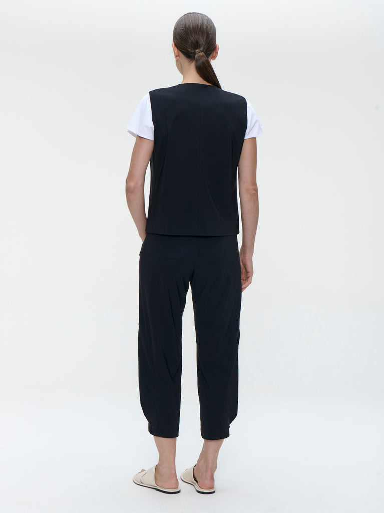 Villa vest technical jersey | Black