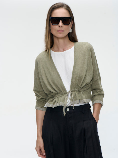 Cardigan viscose mix 2020 | Soft Green