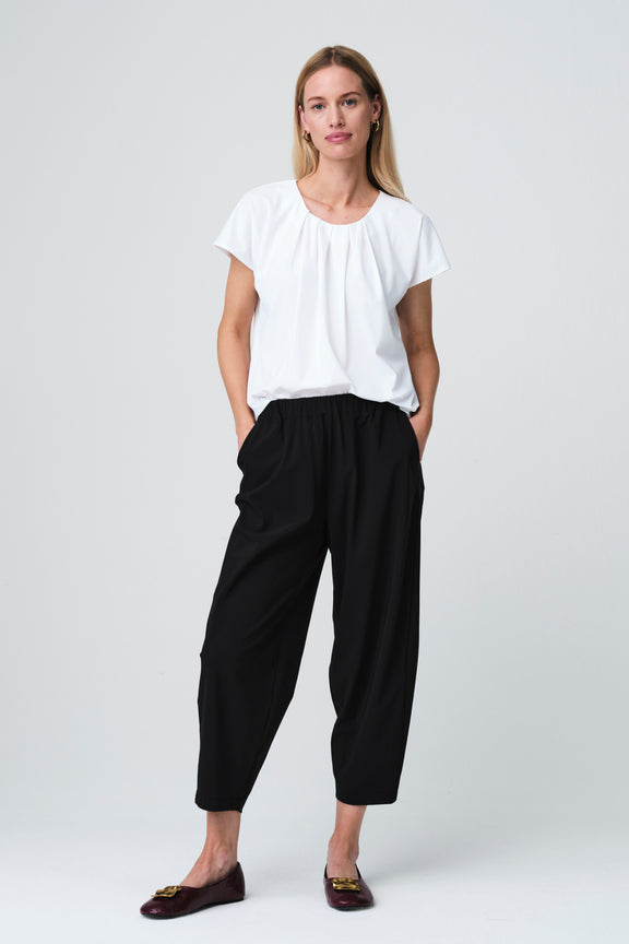 Terry top technical jersey | White