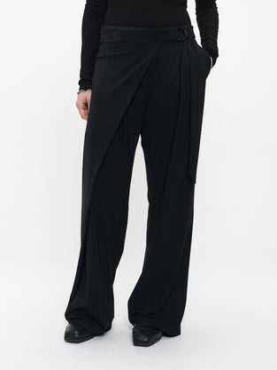 Enny pants technical jersey | Black