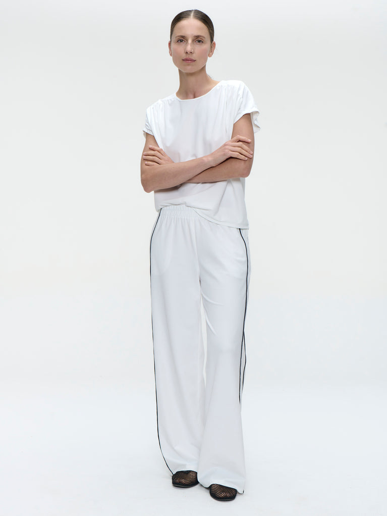 Vaya structure tech jersay pants | White