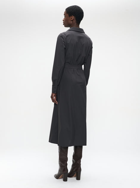 Devita Dress Technical Jersey | Dark Grey