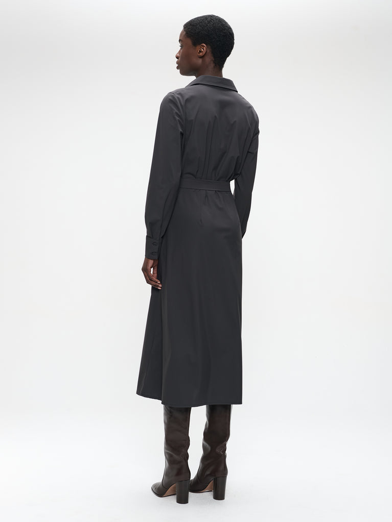Devita Dress Technical Jersey | Dark Grey