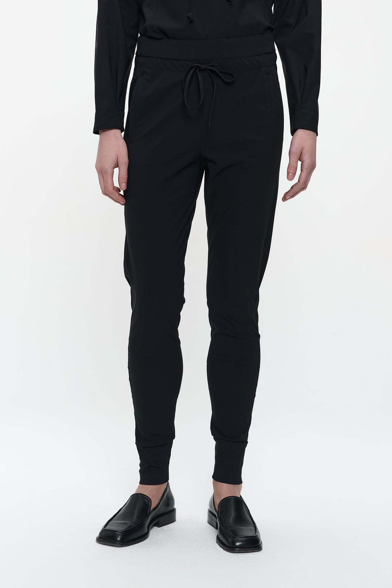 John strech technical jersey pants John strech technical jersey pants | Black