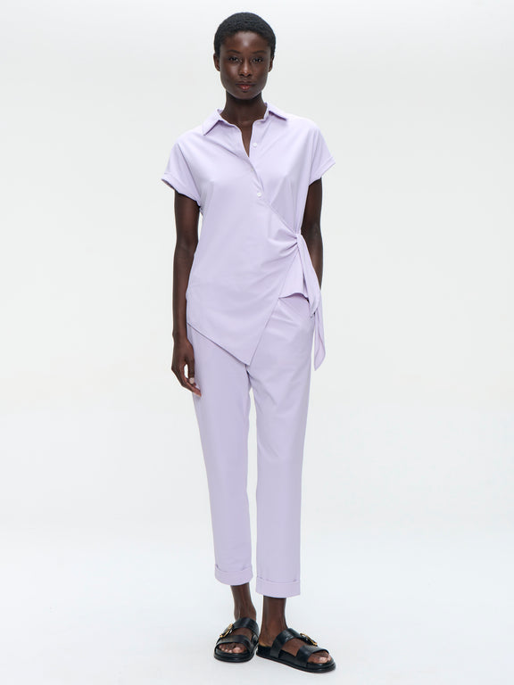 Aston blouse technical jersey | Lila