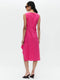 Cotton dress T549 | Fuxia