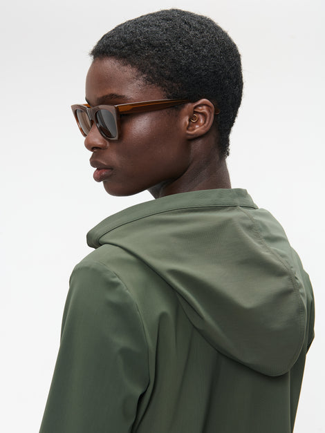 Veronica dress technical jersey | Army