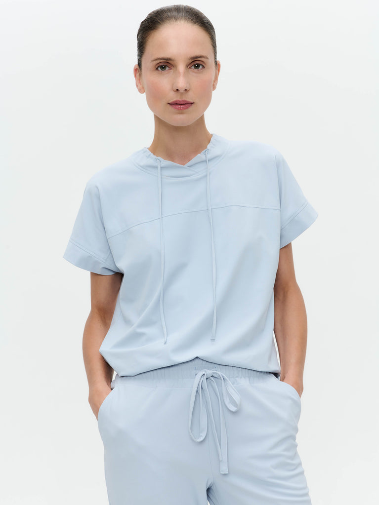 Lucca top technical jersey | Light Blue