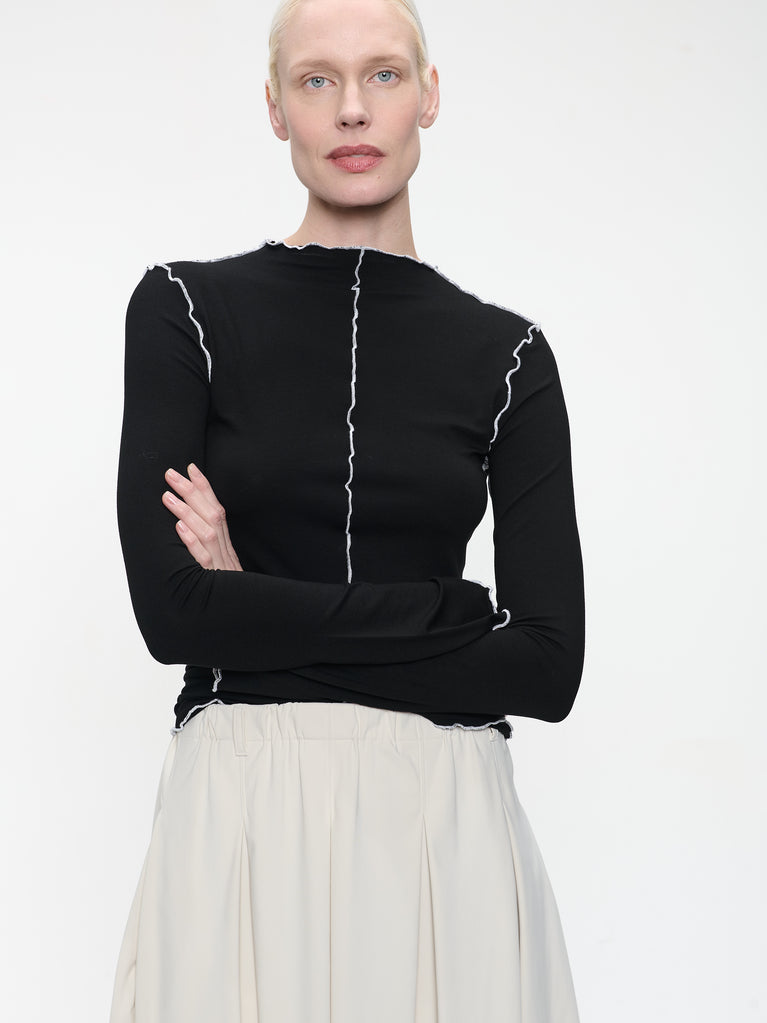Janette top | Black White
