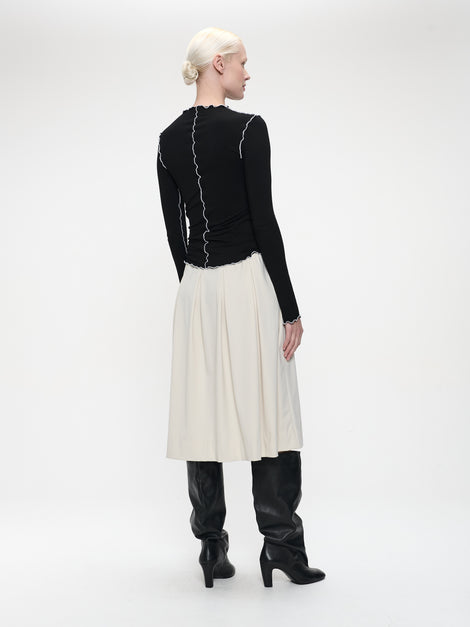 Janette top | Black White