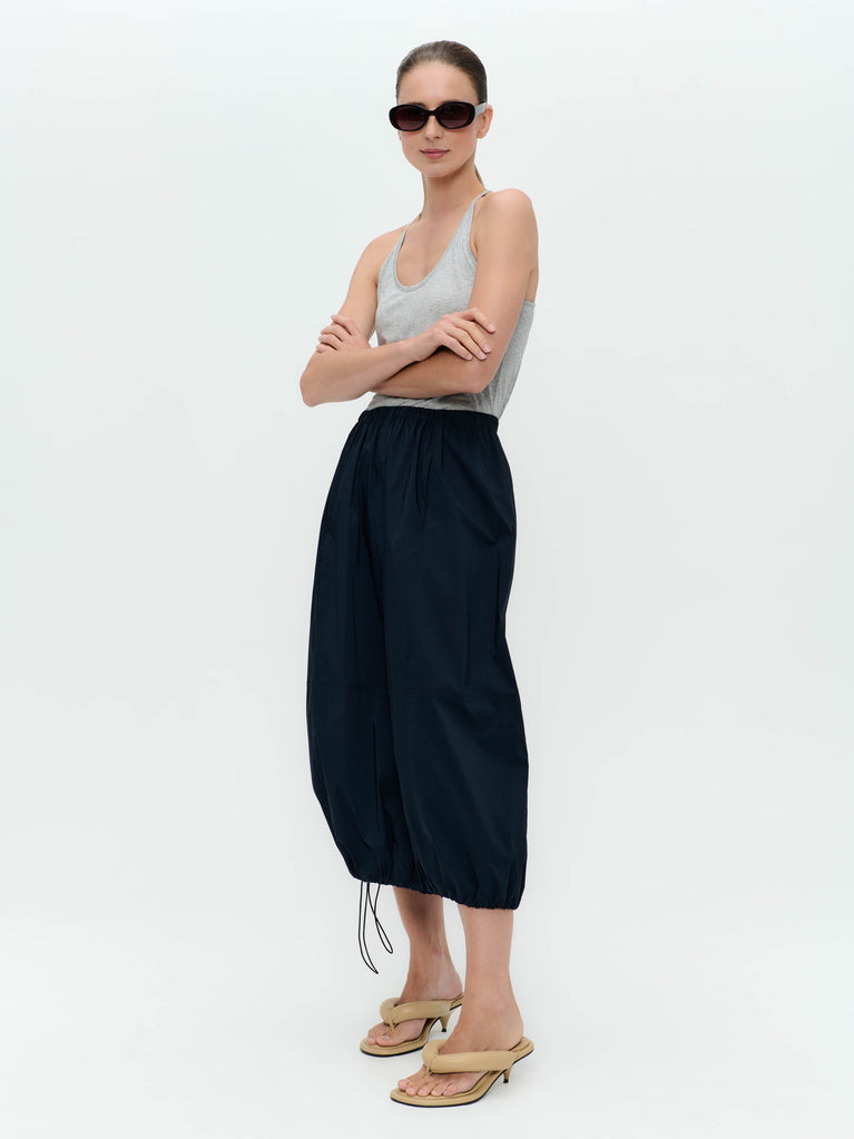Maud cotton poplin skirt | Blue