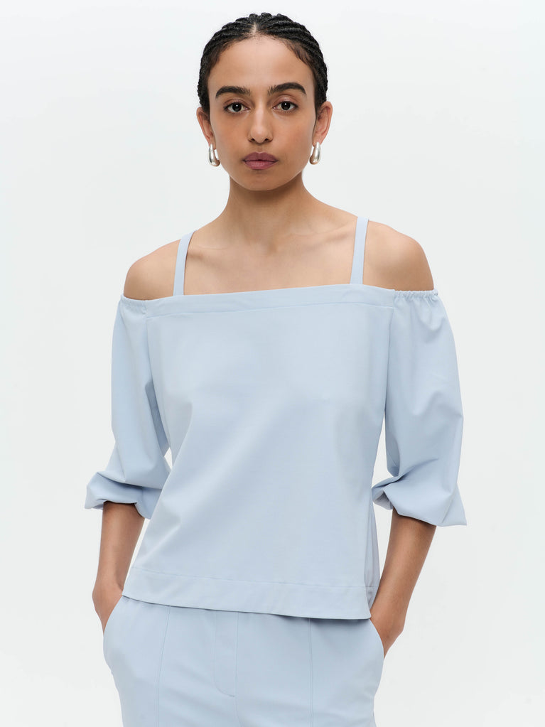 Samira top technical jersey | Light Blue