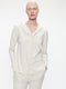 Veronica brush tech jersey blouse | Off White