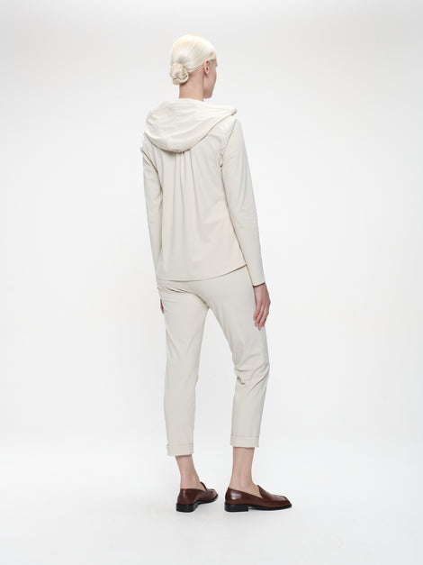 Veronica brush tech jersey blouse | Off White