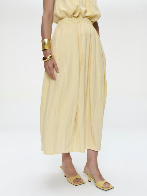 Reiki viscose skirt | Yellow