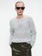 Shiny Pullover 1034 | Light Grey