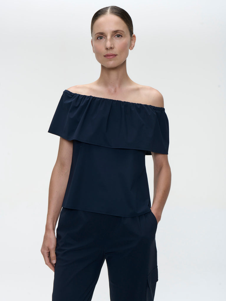 Diane top technical jersey | Blue