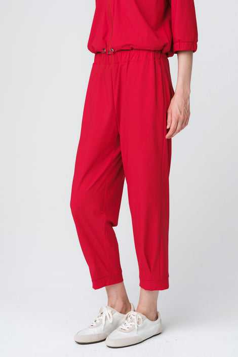 Rosemarie pants technical jersey | Red