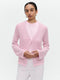 Cotton viscose blend cardigan 9052 | Rose