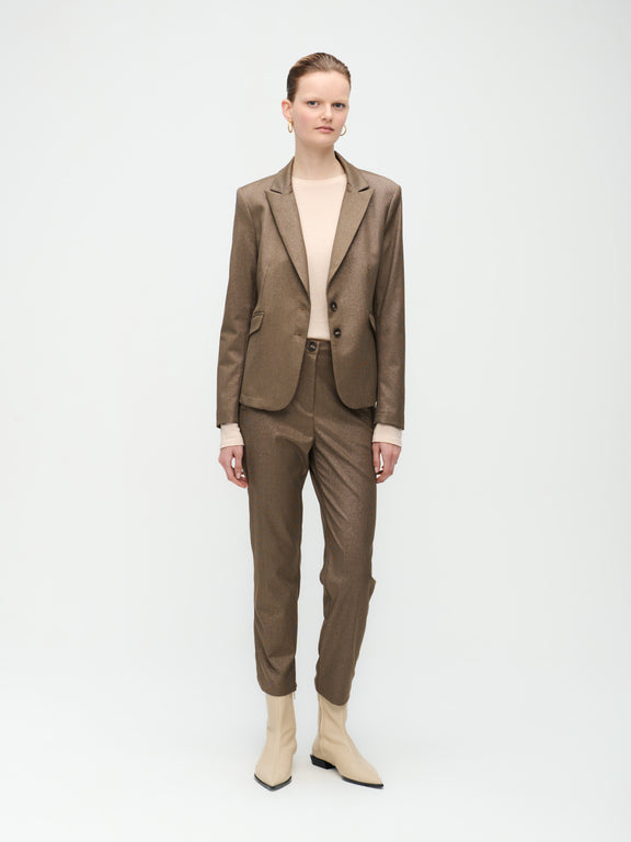 Hunt Blazer | Gold Brown