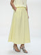 Haruna tafeta skirt | Yellow
