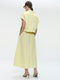 Chiko taffeta jacket | Yellow