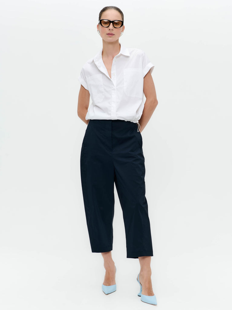 Renate poplin blouse | White