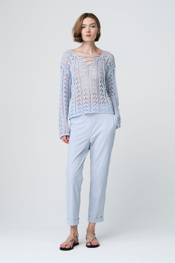 Summer Pullover E25102 | Light Blue