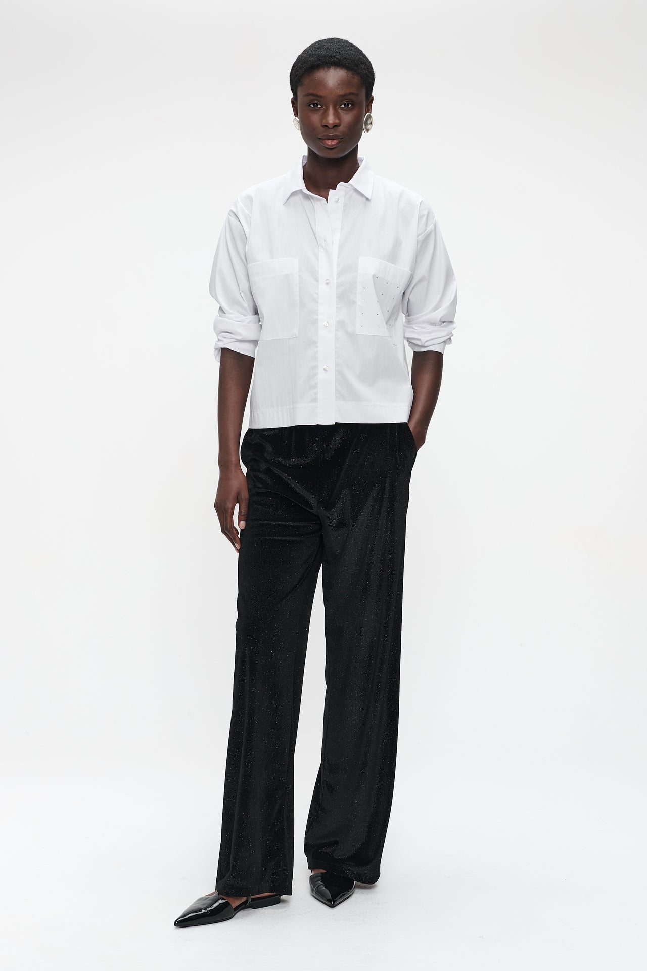 Lorenza polin blouse Lorenza polin blouse | White