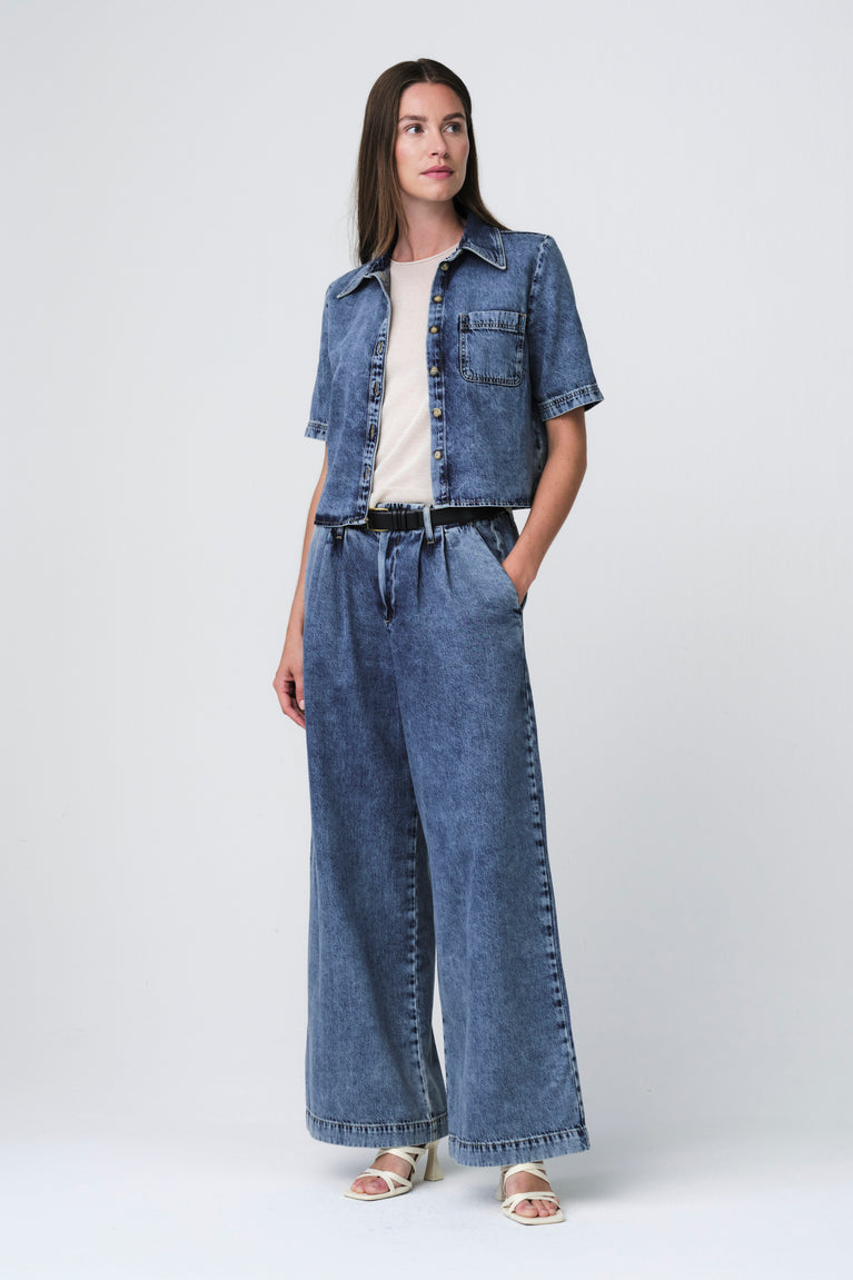 Amaya hopcar loose jeans | Random Blue